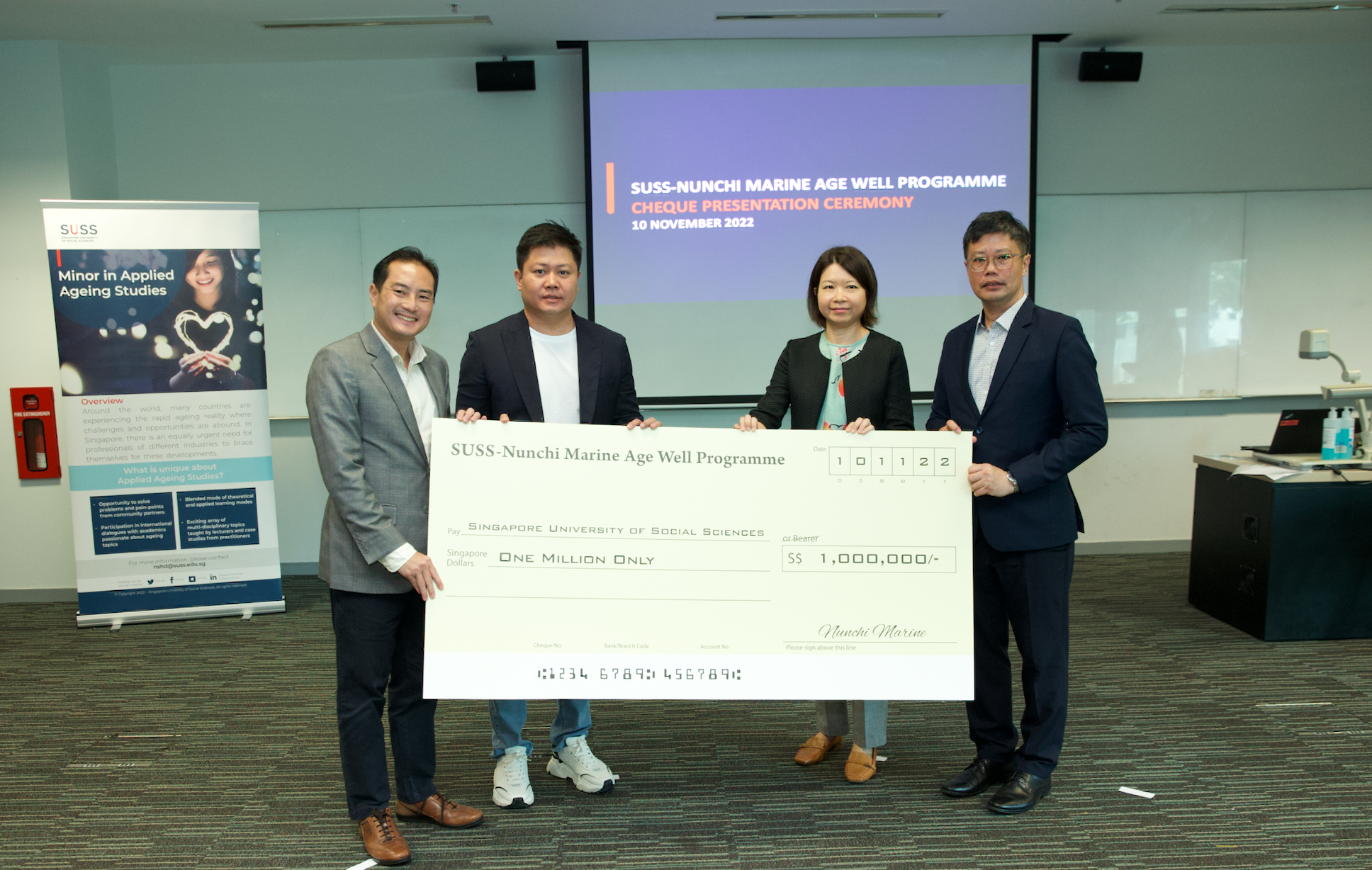 Nunchi Marine Cheque Presentation