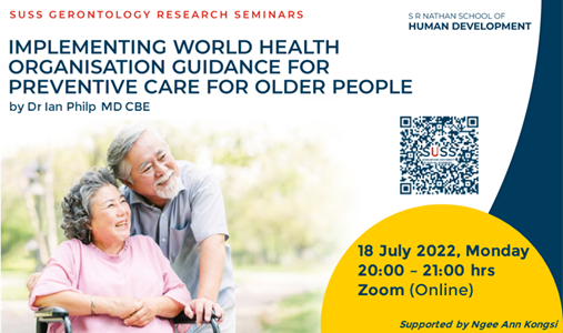 Implementing World Health Organisation Guidance for Preventive Care for Older People