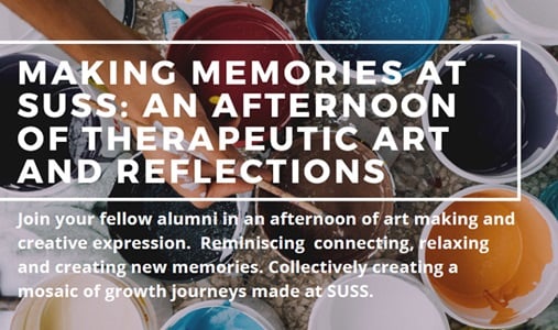 Making Memories at SUSS: An Afternoon of Therapeutic Art and Reflections