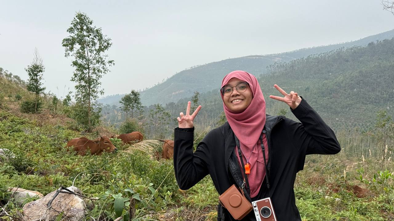 Humairah with nature