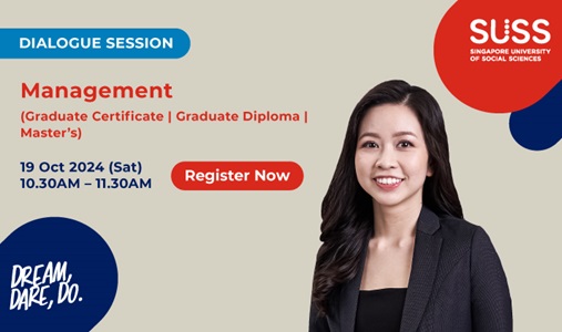 SUSS Dialogue Session: Management (Graduate Certificate|Graduate Diploma|Master's)